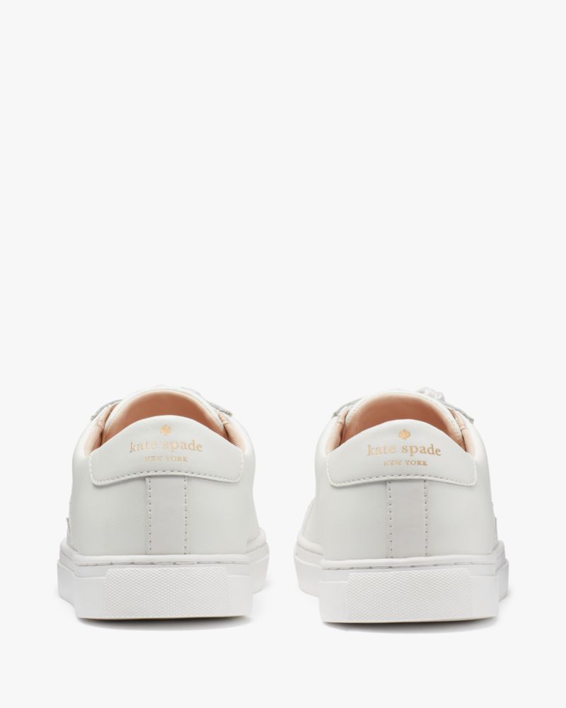 Kate Spade,Fez Sneaker,Leather,Casual,Mesh,Casual,White