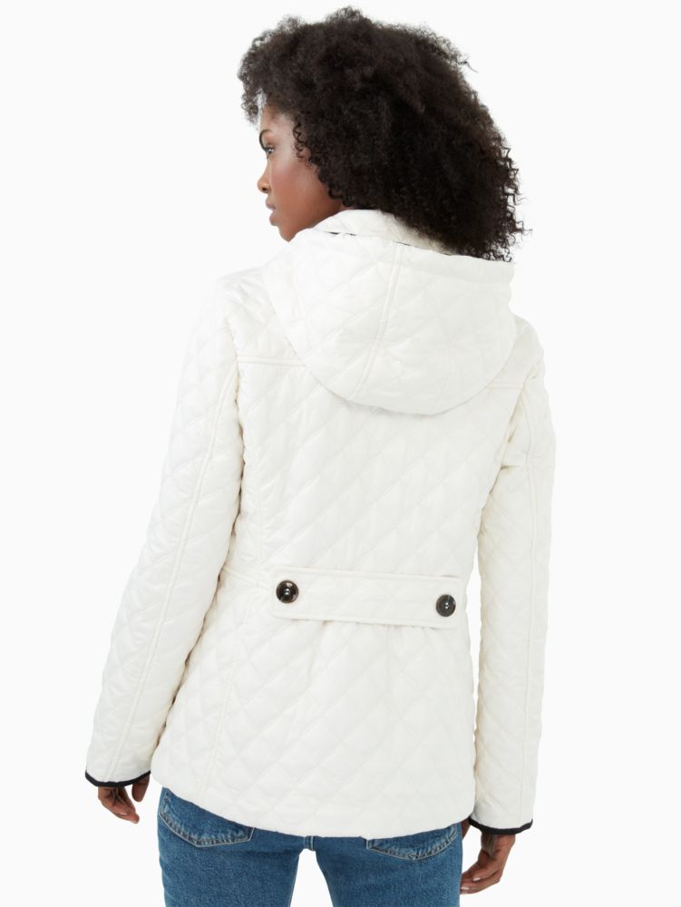 Kate spade cheap hooded quilted jacket