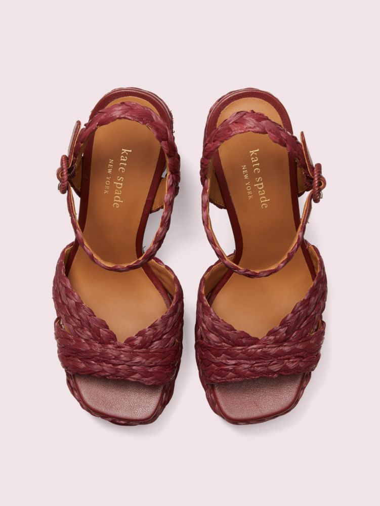 Disco raffia platform online sandals