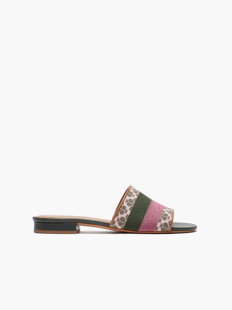 Spade Flower Jacquard Boardwalk Slide Sandals | Kate Spade New York