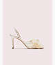 Kate Spade,Bridal Sparkle Heels,sandals,Bridal,Parchment