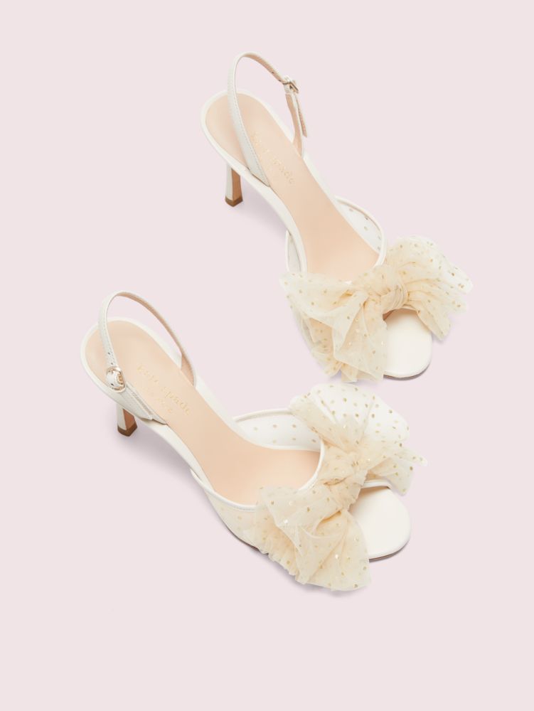 Kate Spade,Bridal Sparkle Heels,sandals,Bridal,Parchment