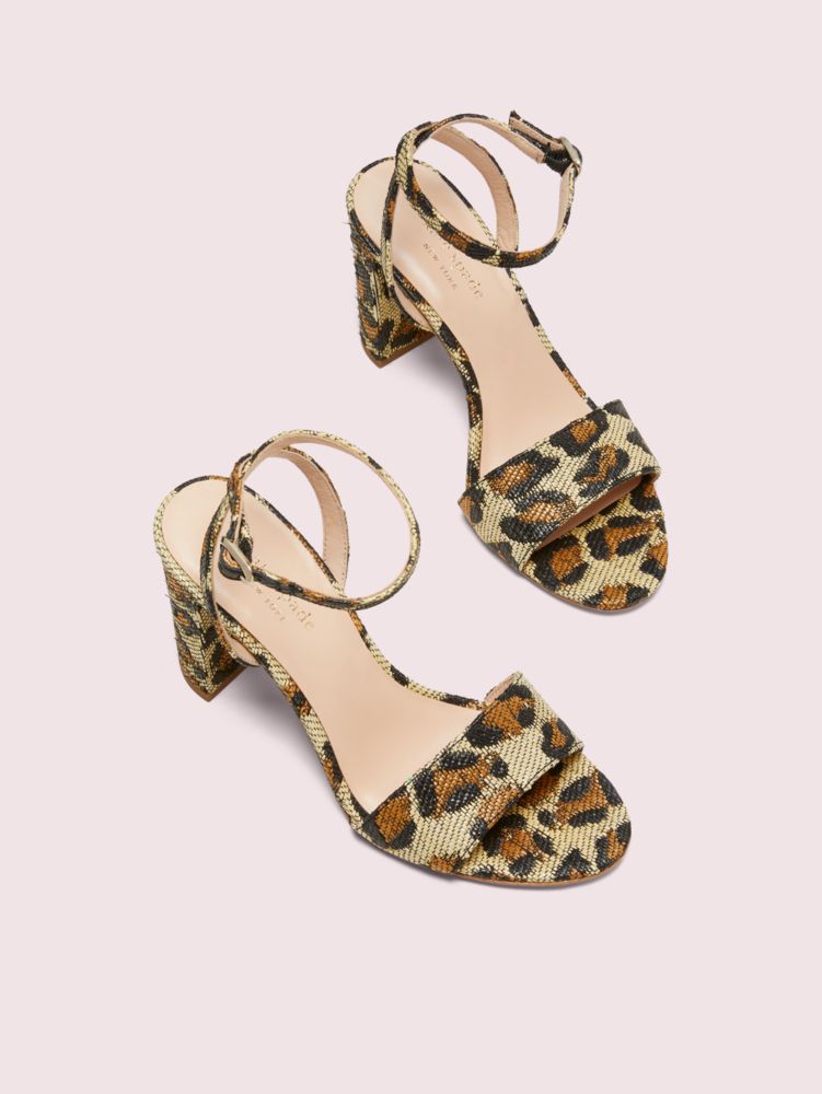 Kate spade 2024 leopard sandals