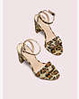 Kate Spade,odele leopard raffia sandals,sandals,Natural