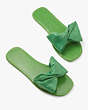 Kate Spade,Bikini Bow Slide Sandals,sandals,Casual,Ks Green