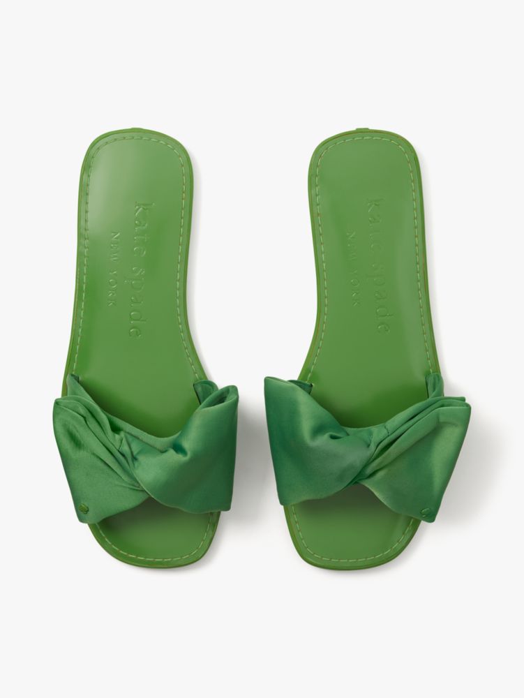 Bikini Bow Slide Sandals