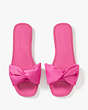 Kate Spade,Bikini Bow Slide Sandals,sandals,Casual,Rhododendron Grove