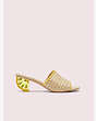 Kate Spade,citrus slide sandals,sandals,Natural/Light Bulb