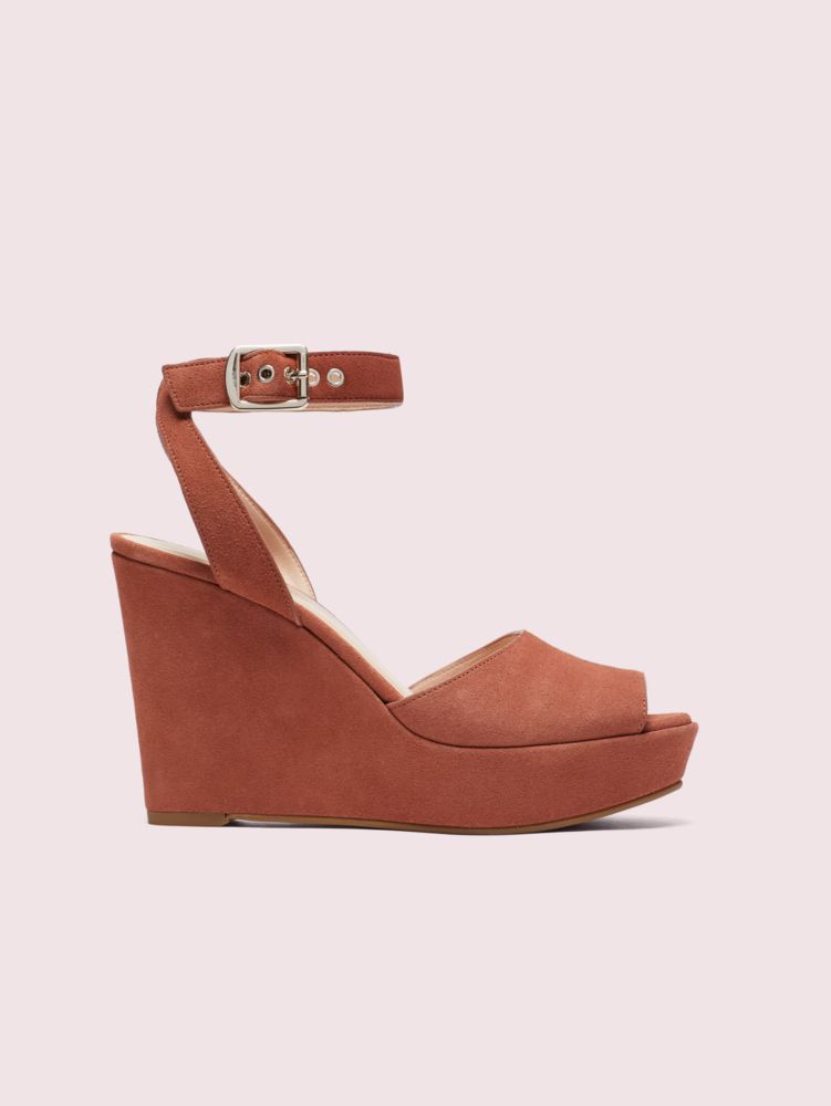 Suede best sale wedge heels