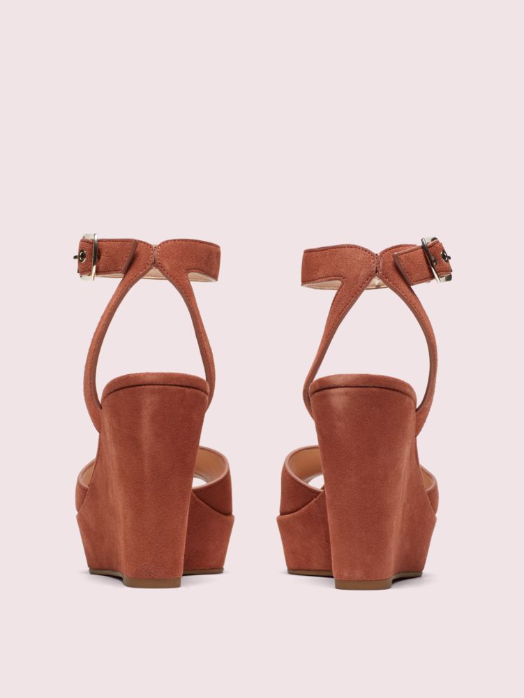 Suede wedge hot sale heels