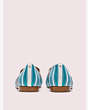 Kate Spade,lounge cherries striped raffia loafers,flats,Blue Multi
