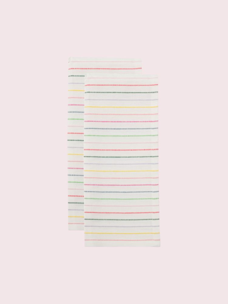 Kate Spade,Artisan Stripe Kitchen Towel Set,