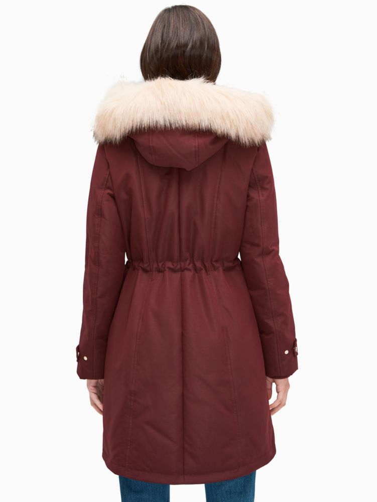 Vero moda faux fur hooded online parka