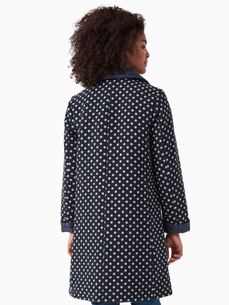 Kate spade polka hot sale dot coat