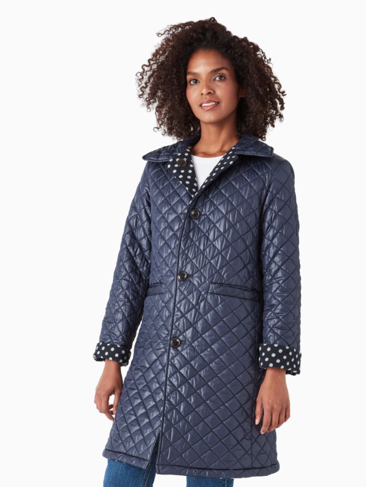 Kate Spade,wool reversible quilted coat,jackets & coats,