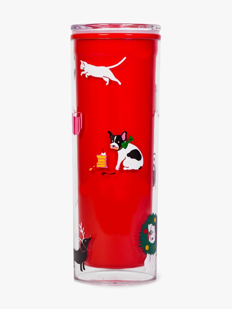 KATE SPADE Thermal Travel Mug Tumbler Cup Coffee Tea Designer NEW