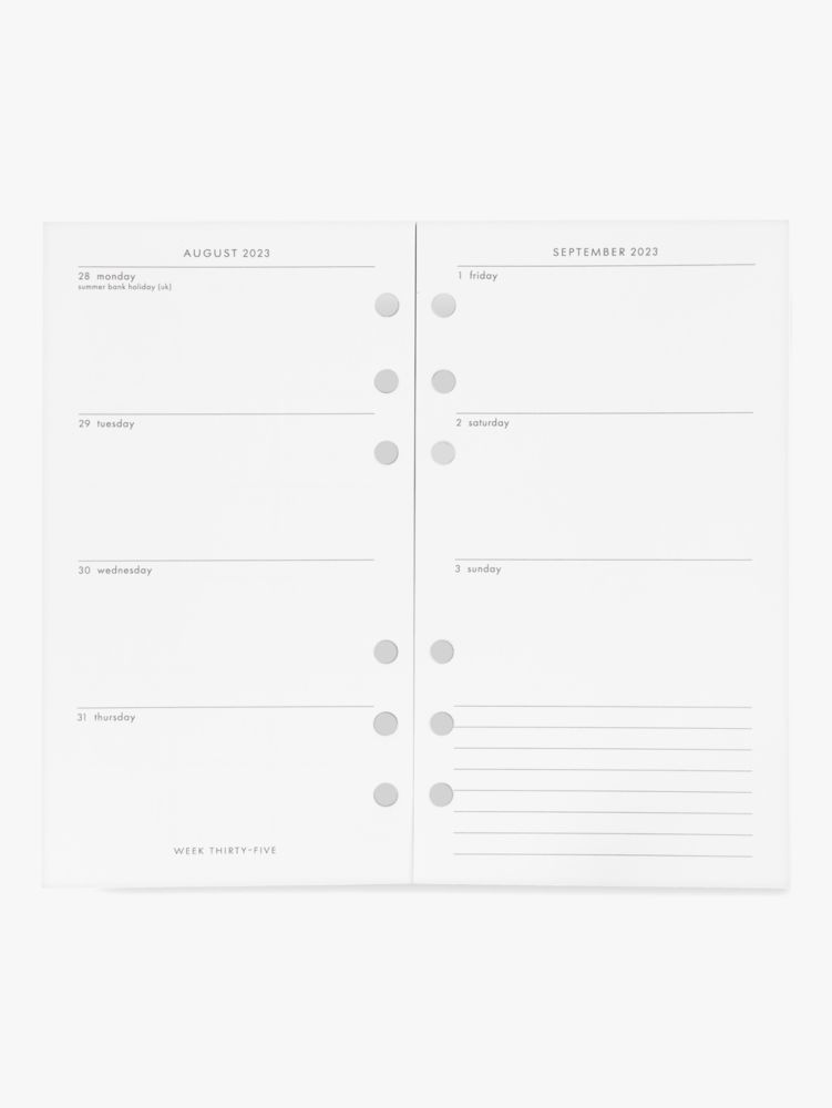 2023 Personal Size Weekly & Monthly Calendar Refill, , Product