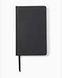 Kate Spade,Black Glitter Large Notebook,Black