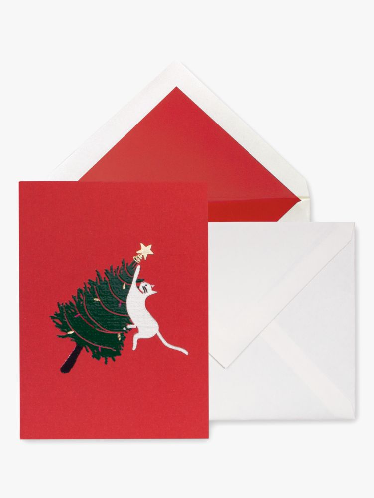 Kate Spade,Deck The Paws Assorted Holiday Card Set,Multi