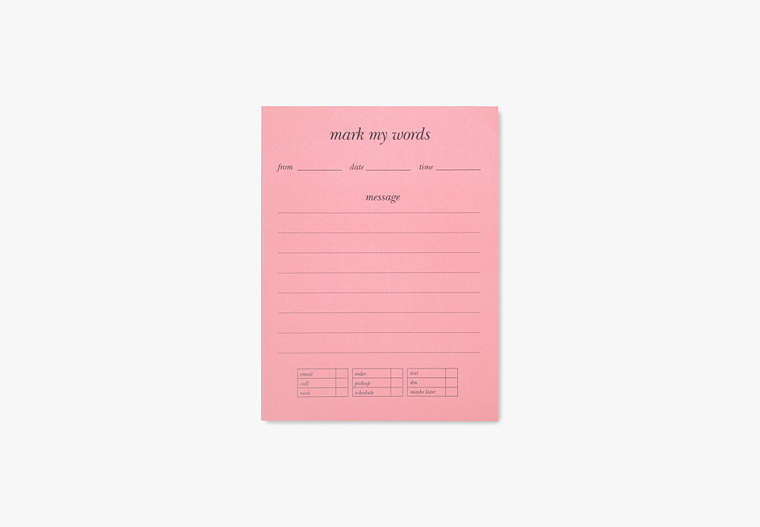 Mark My Words Notepad, , Product image number 0