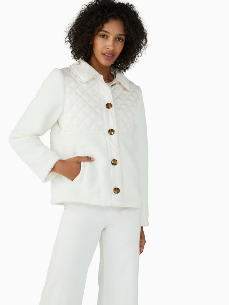 Fleece Jacket Kate Spade Outlet