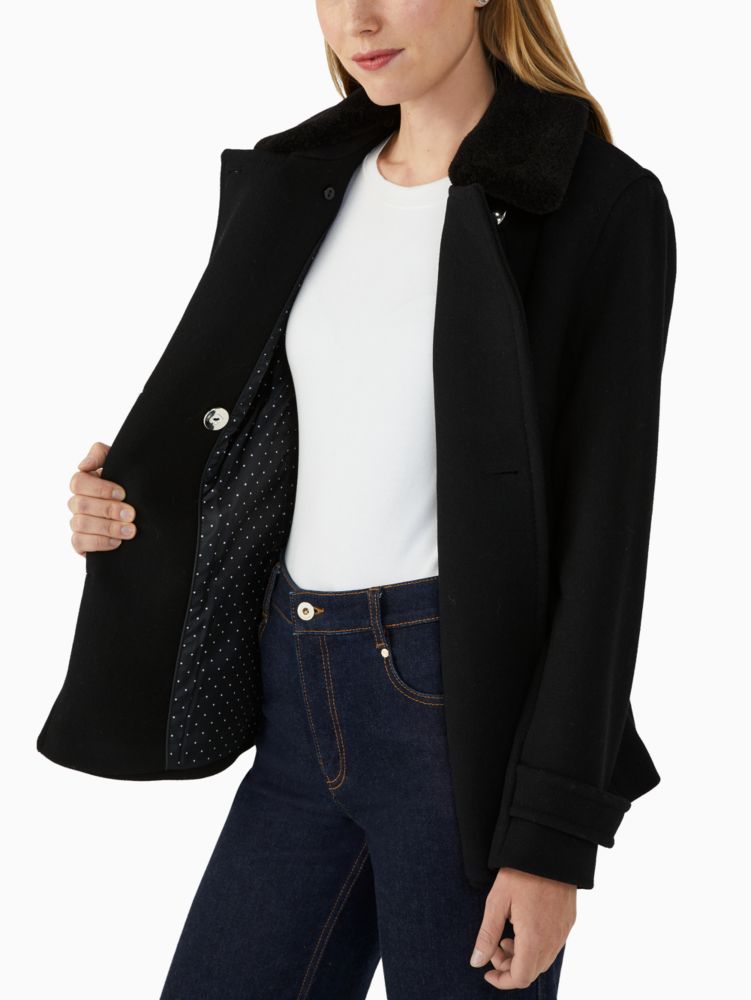 Wool Peacoat Kate Spade Outlet