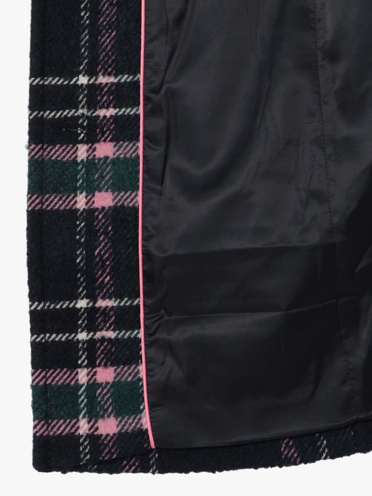 Kate Spade,アメレックス プレイド コート,アウター,ブレザーブルー