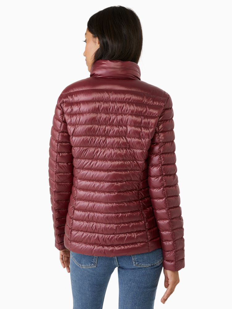 Kate Spade,Packable Down Jacket,Nylon,Down,Puffer,Quilted,Packable,Casual,