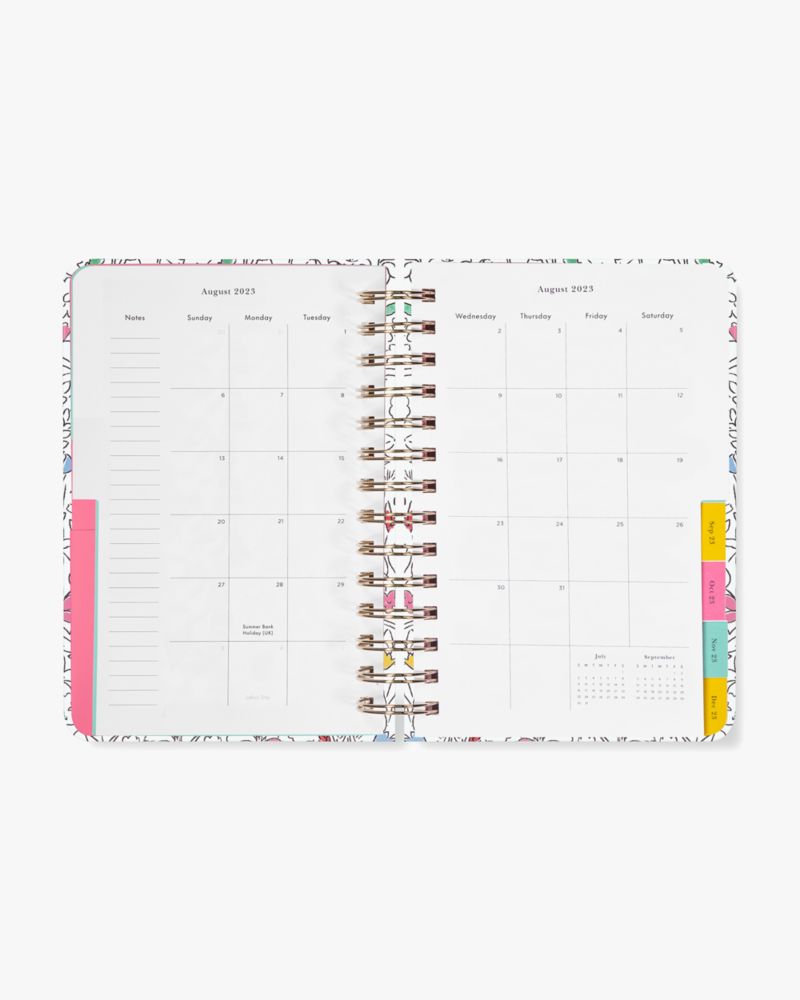 Kate Spade,Tropical Flora 2023-24 17-month Medium Planner,
