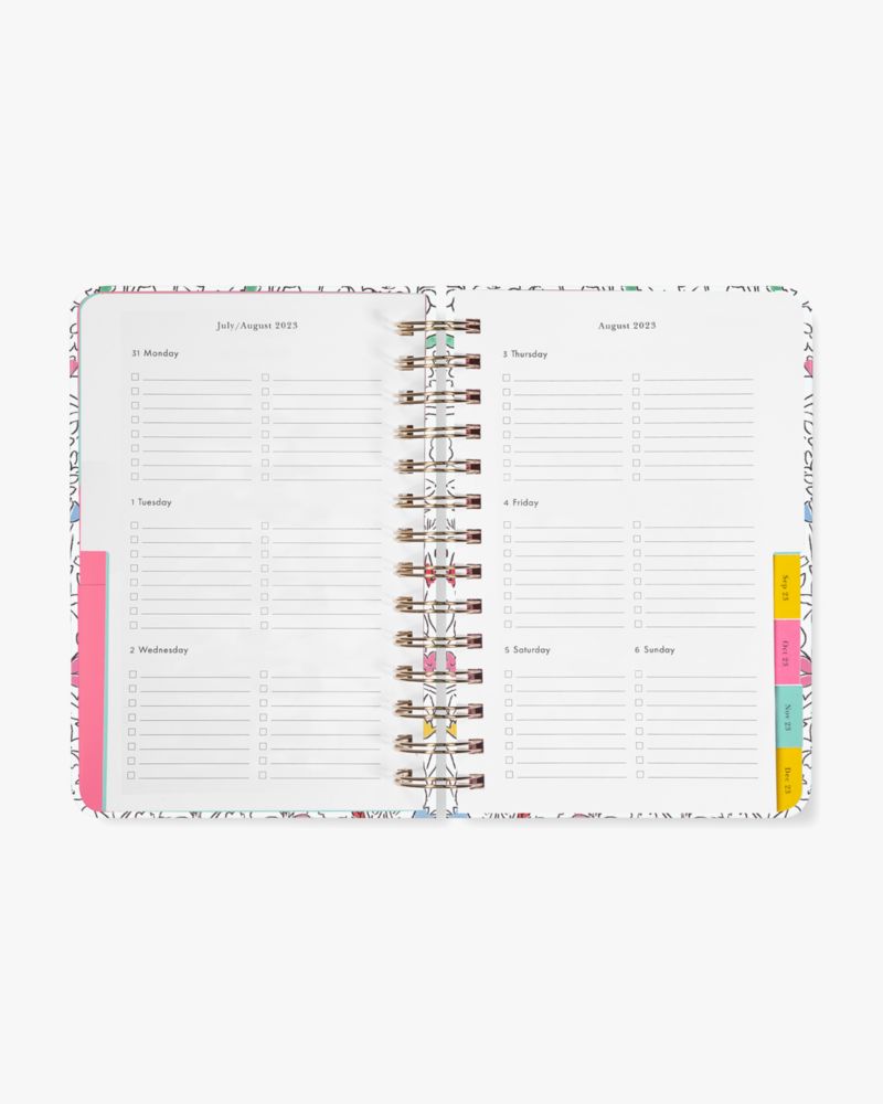 Kate Spade,Tropical Flora 2023-24 17-month Medium Planner,