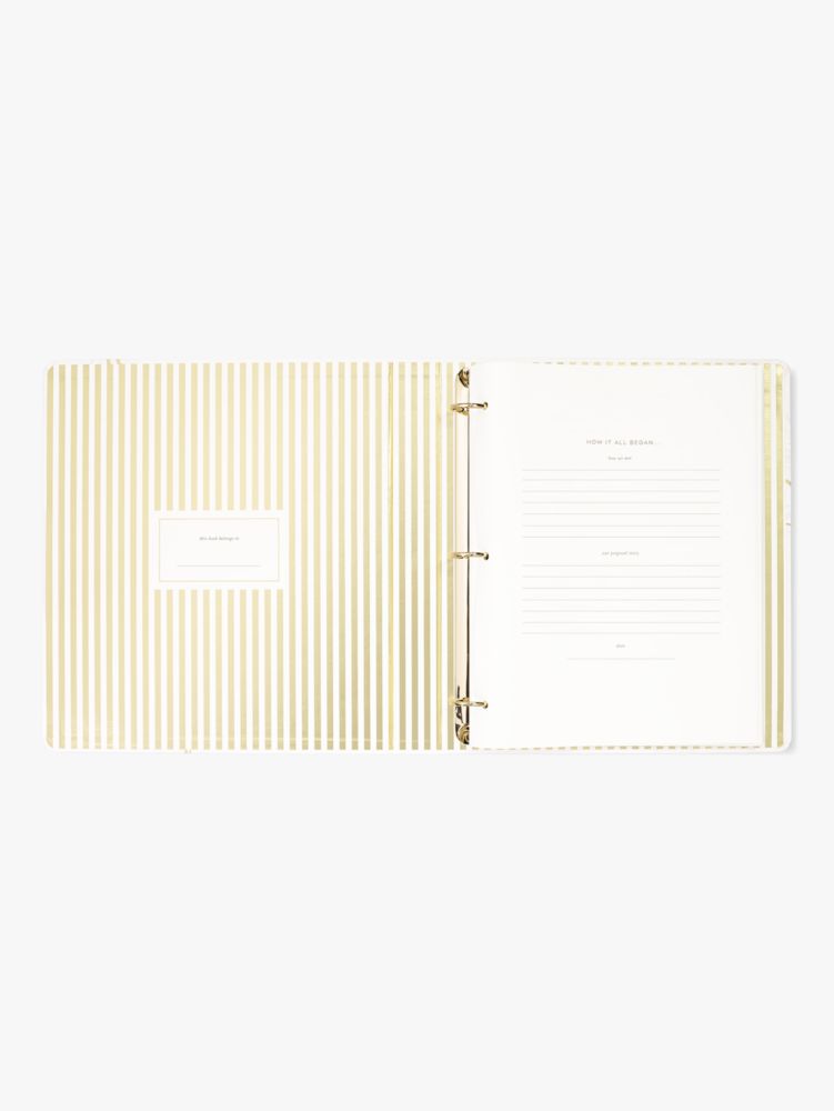 Kate Spade,Tulips Bridal Planner,Gold