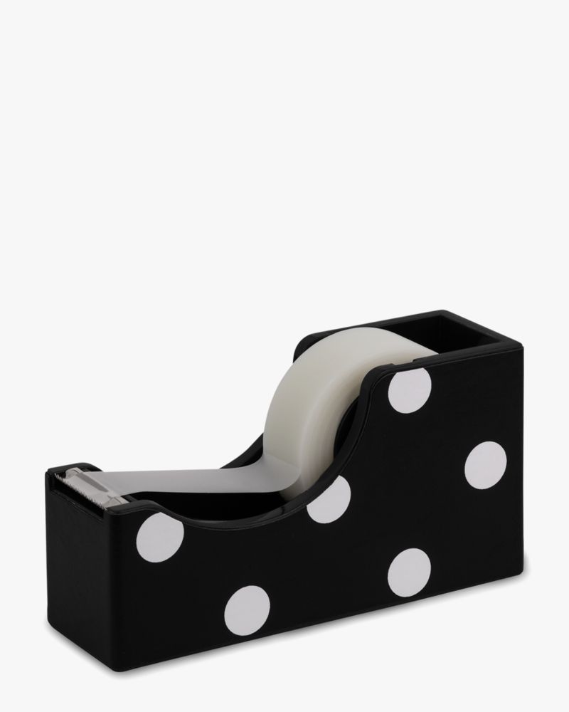 Kate Spade,Picture Dot Tape Dispenser,Black