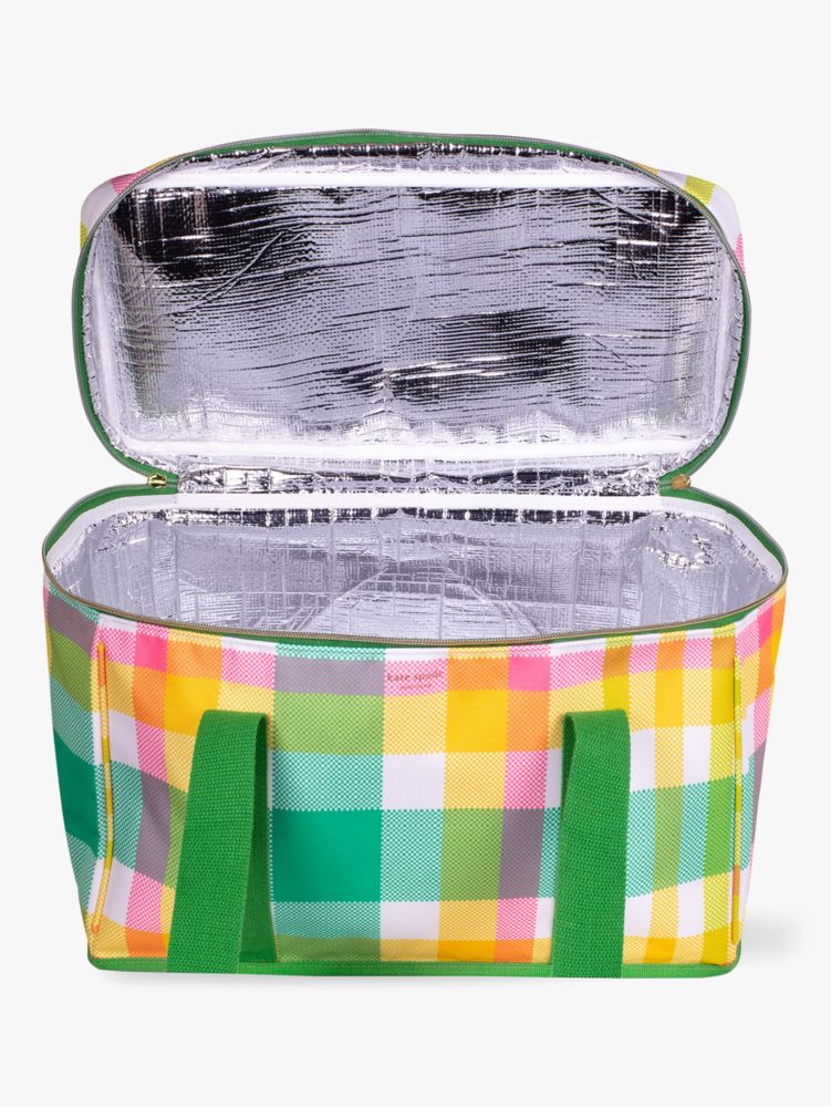 Kate Spade,Garden Plaid Cooler Bag,