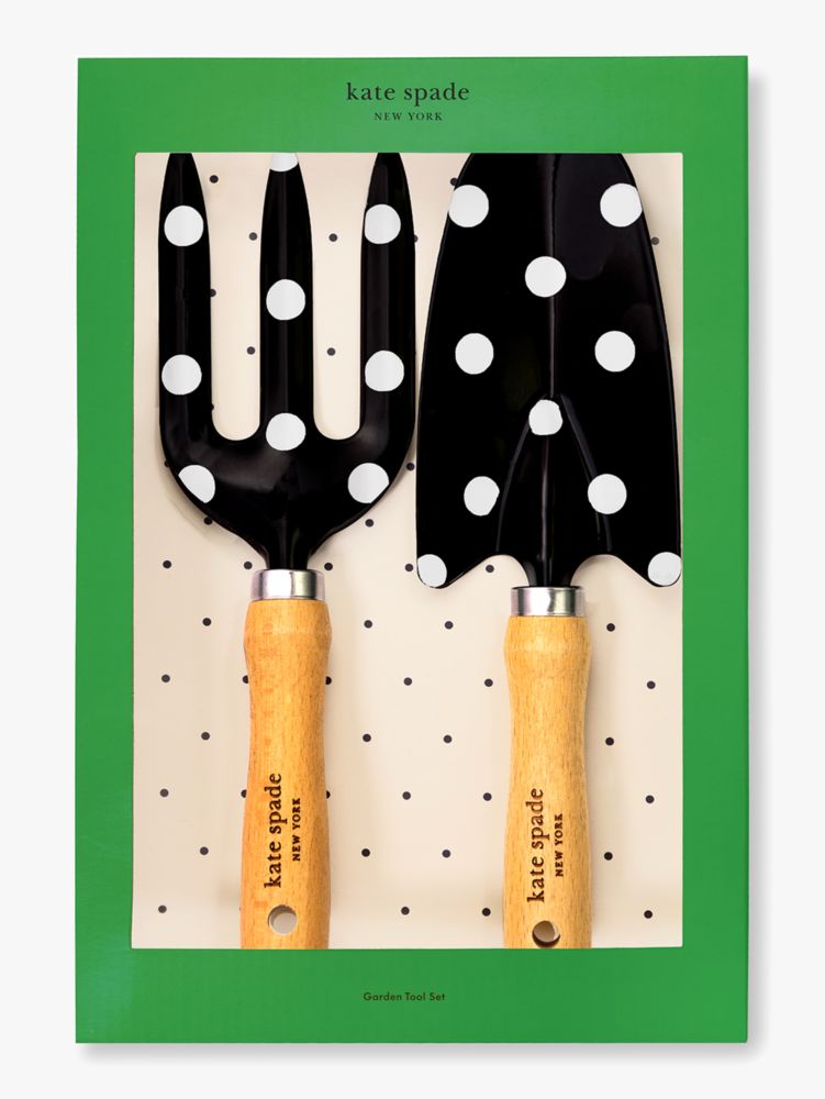 Kate Spade,Picture Dot Garden Set,Black