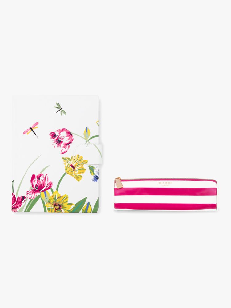Kate Spade Dragonflies & Tulips Journal & Pen Case Set – Meggie B's