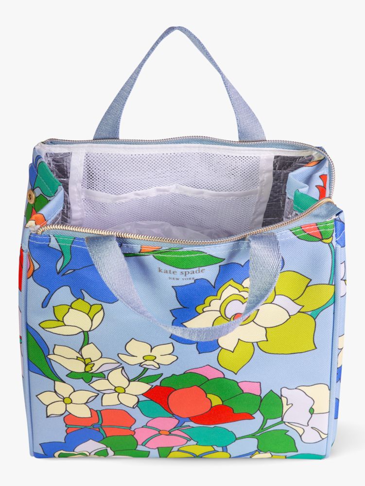 Thirty-One Flowers Multicolor Thermal Insulated Tote Bag Lunch Bag  Personalized