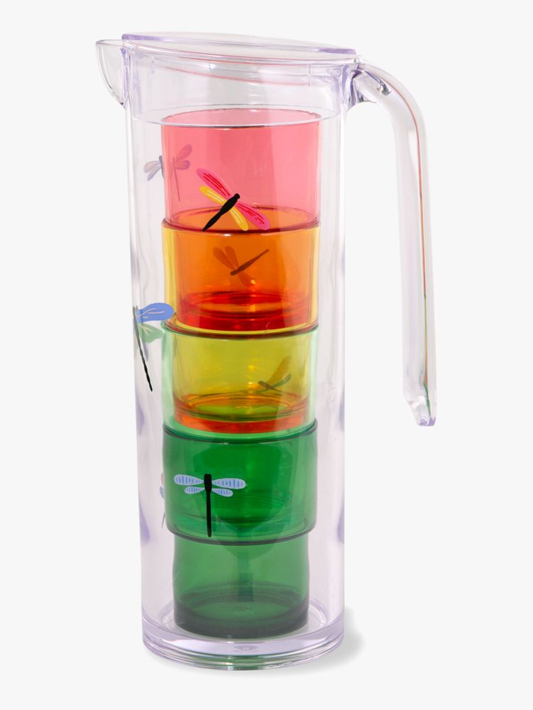 Kate Spade,Dragonfly Flight Pitcher Set,