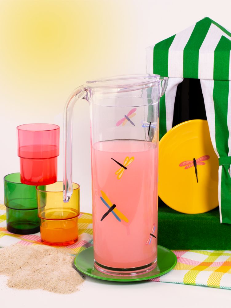 Kate Spade,Dragonfly Flight Pitcher Set,