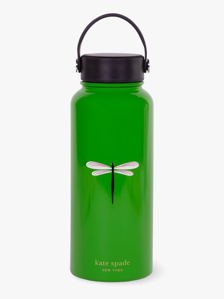 Kate Spade,Dragonfly Flight Stainless Steel Water Bottle,