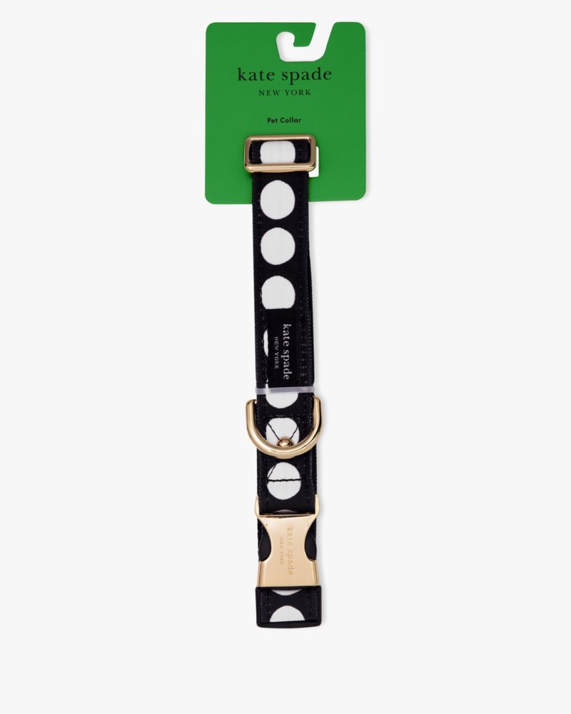 Kate Spade,アート ドット M/L カラー,ペット,ブラック