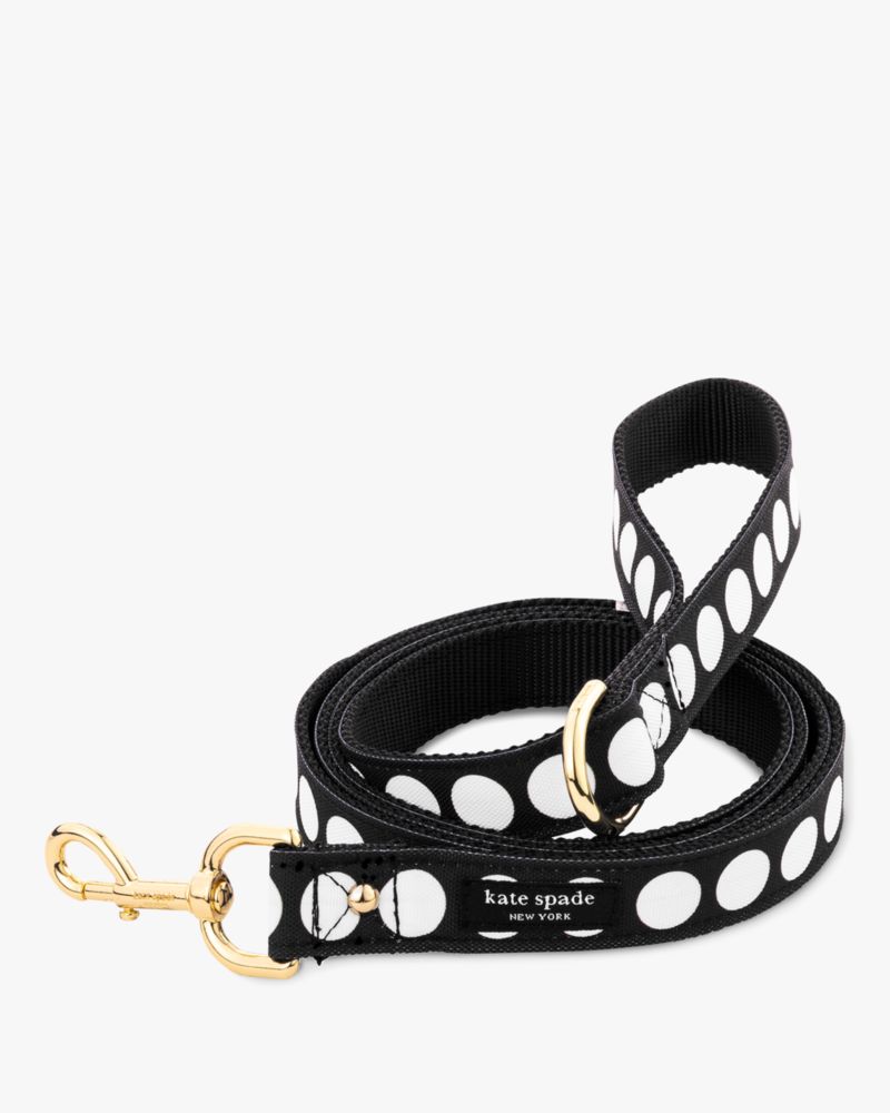 Kate Spade,Art Dot Leash,Black