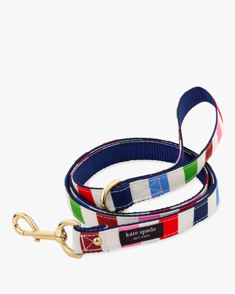 Kate Spade,Adventure Stripe Leash S/M,Multi