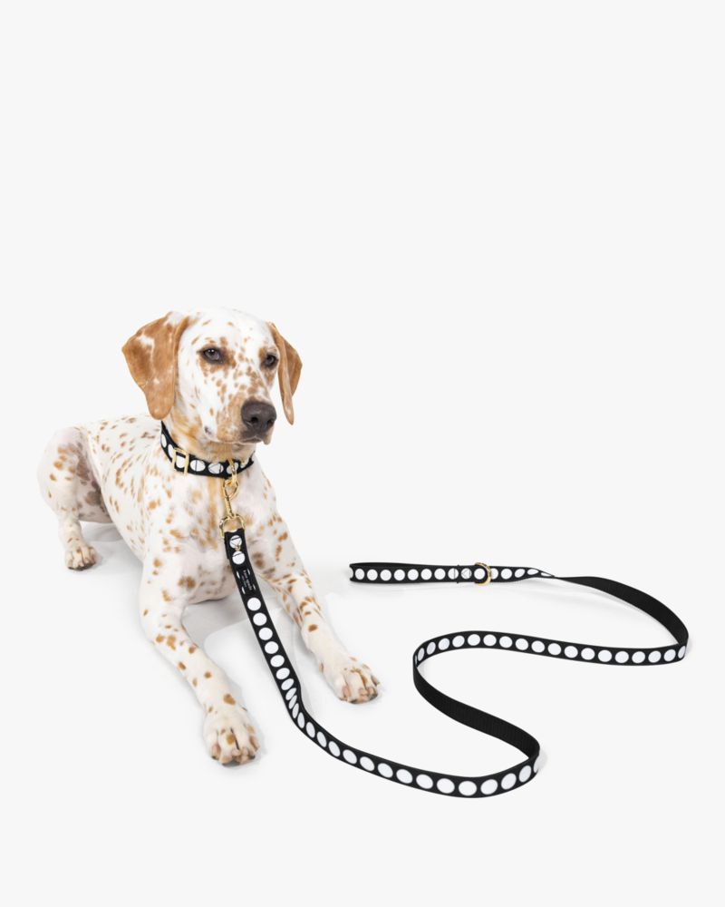 Kate Spade,Art Dot Leash,Black