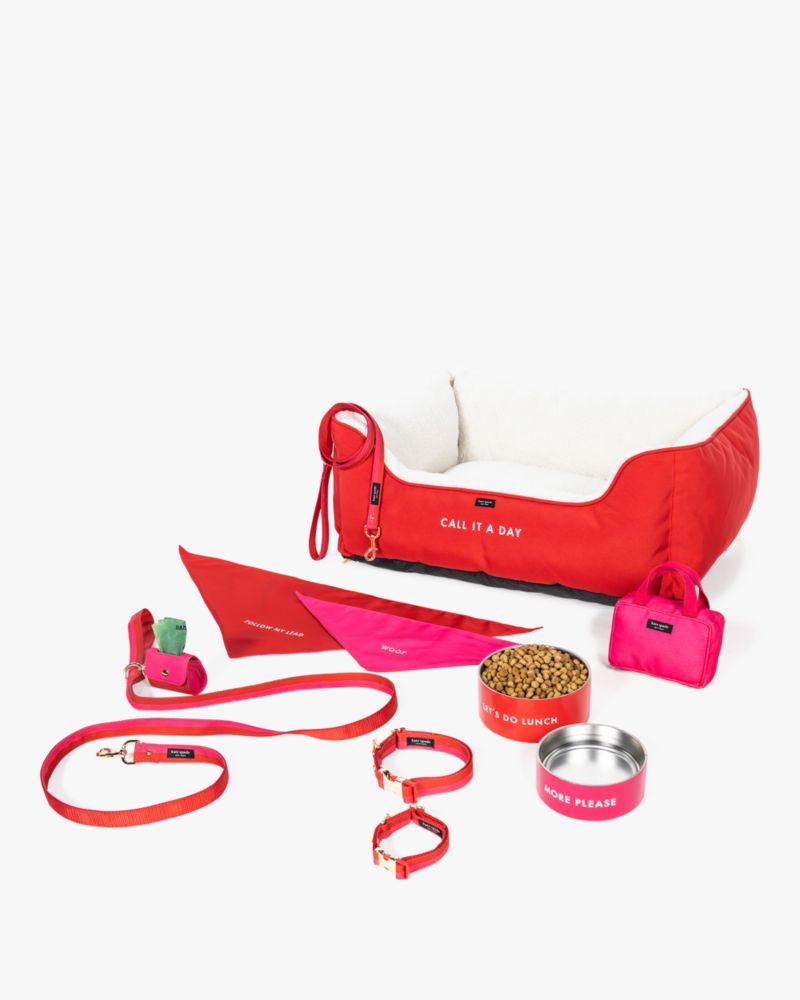 Kate Spade,Colorblock Leash S/M,Red