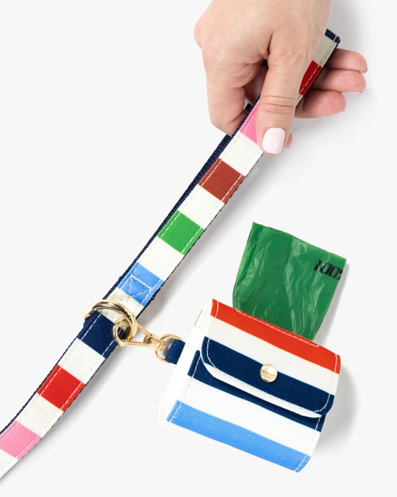 Kate Spade,アドベンチャー ストライプ ドギー バッグ ホルダー,ペット,マルチ