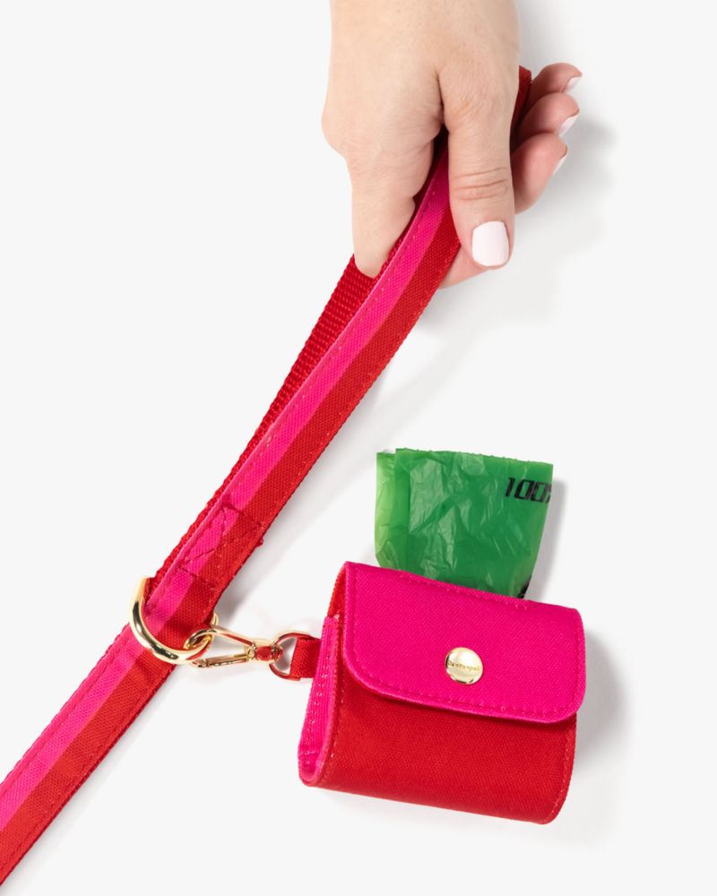 Kate Spade,カラーブロック ドギー バッグ ホルダー,ペット,ラズベリー