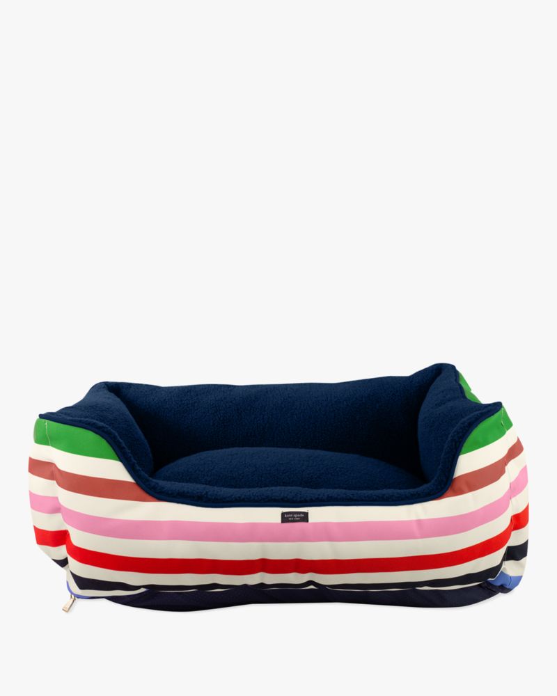 Kate Spade,Adventure Stripe Pet Bed,