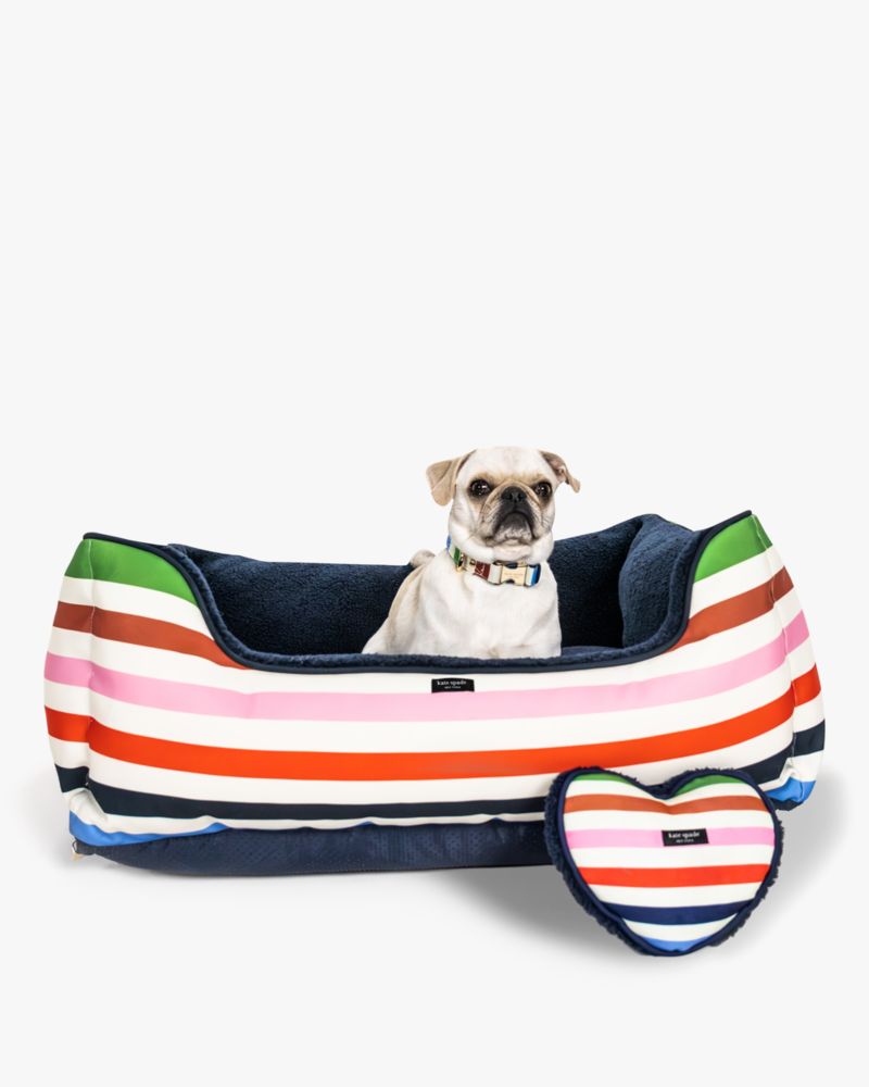 Kate Spade,Adventure Stripe Pet Bed,