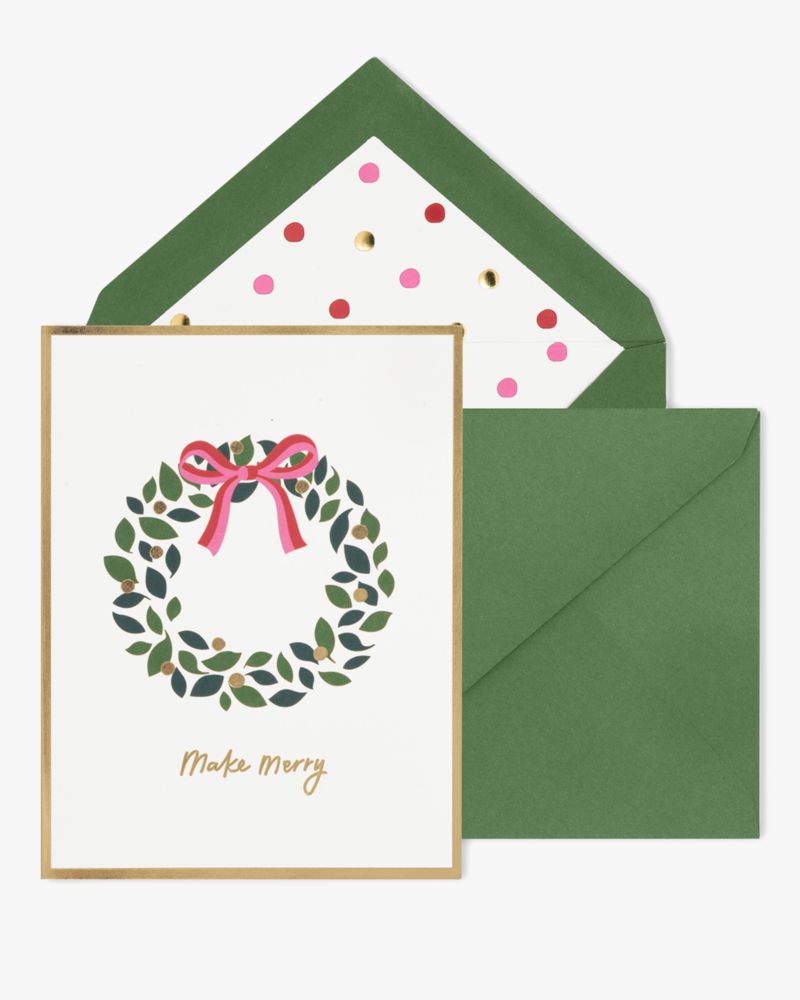 Evergreen Confetti Dot Assorted Holiday Card Set