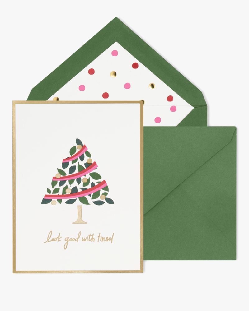 Evergreen Confetti Dot Assorted Holiday Card Set